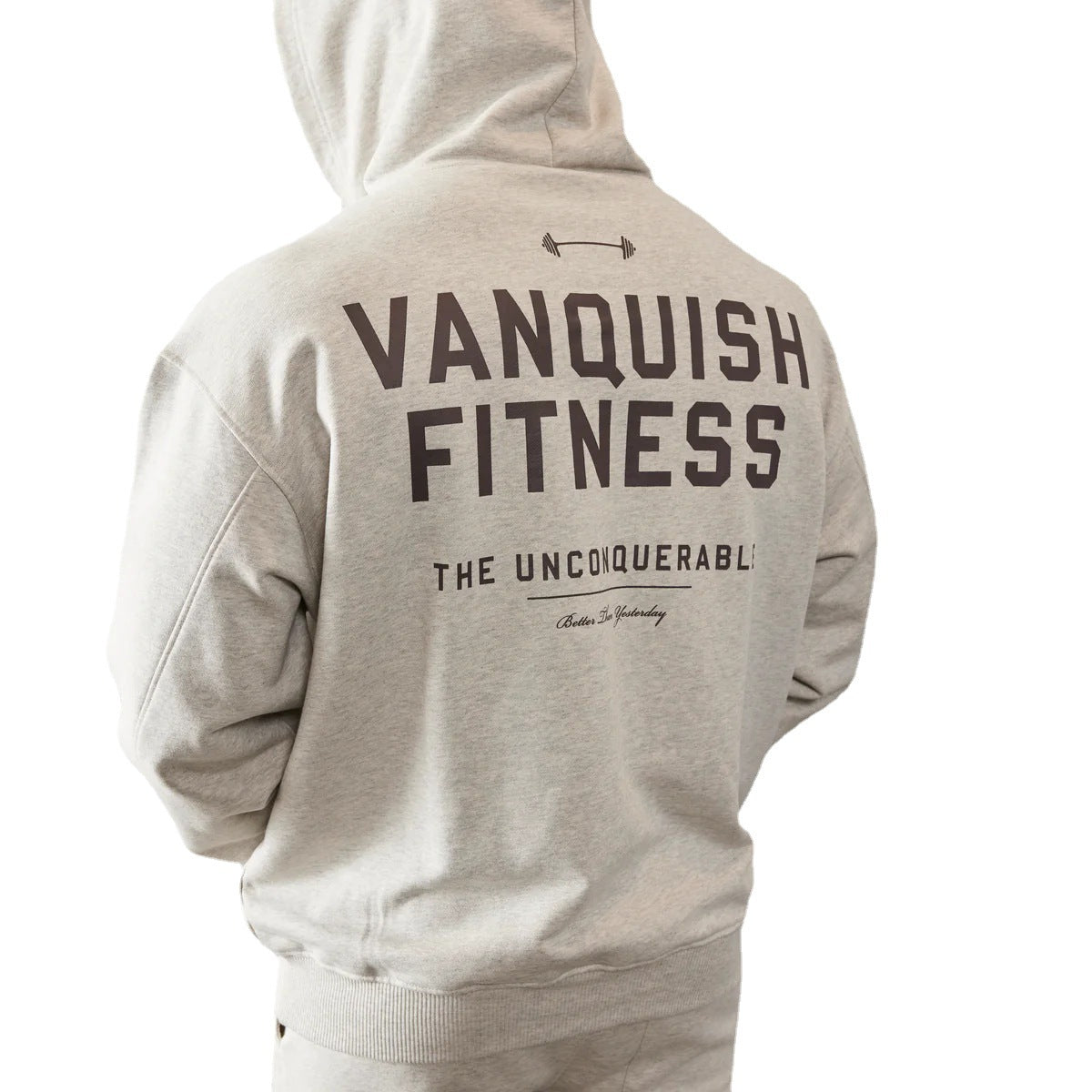Cross-Border Trade New Men's Spring and Autumn Fitness Sports Casual Trend Pullover Hooded Sweatshirt Jacket for Men