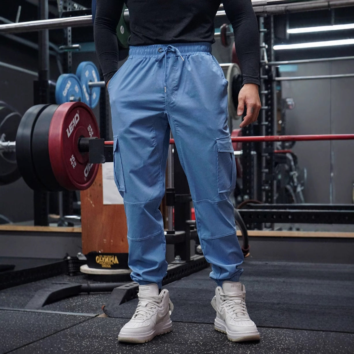 Brothers Autumn Winter New Cargo Pants Men's Sports Outdoor Casual Pants Fashion Trend Pants