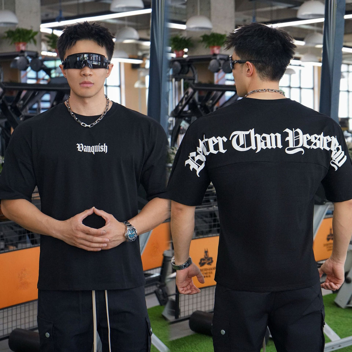 American-style Custom New Fitness Clothing for Coaches and Exercise t Men's High Elastic Training Shirt Short Sleeve Fitness Clothing